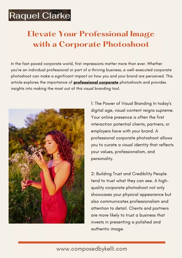 elevate your professional image with a corporate