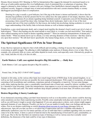 dreams about animals 2021 meaning as well