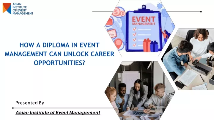 how a diploma in event management can unlock career opportunities