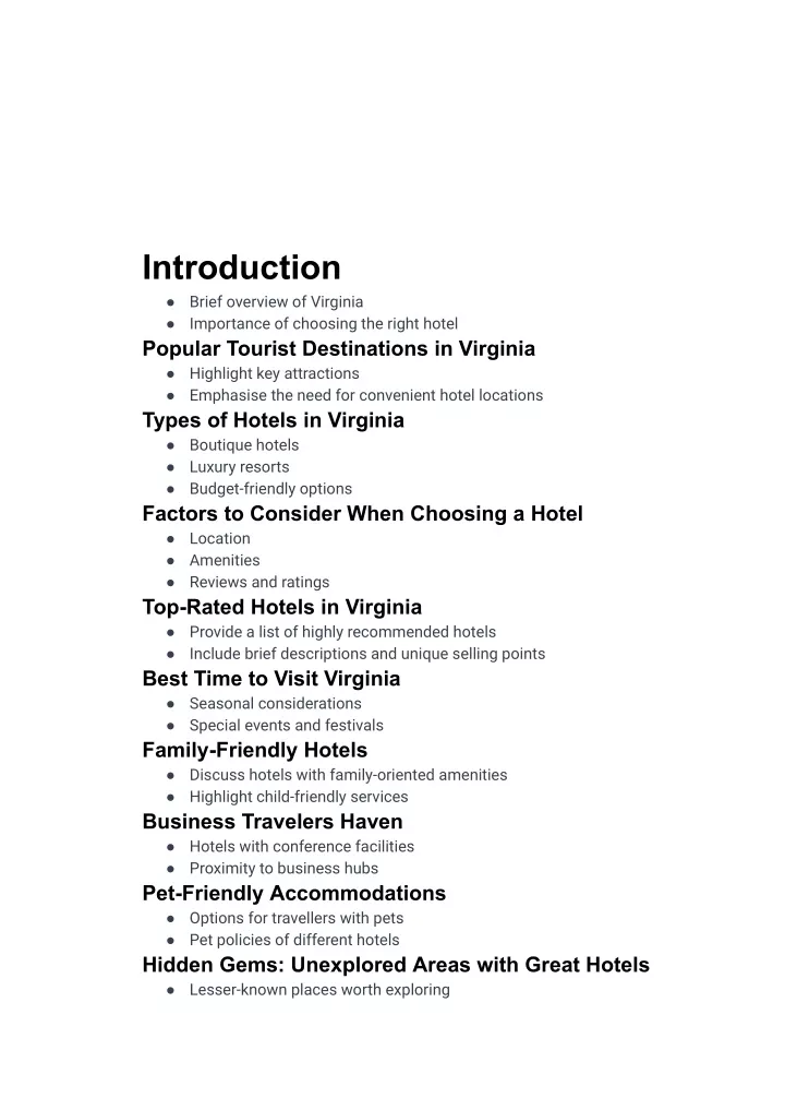 introduction brief overview of virginia