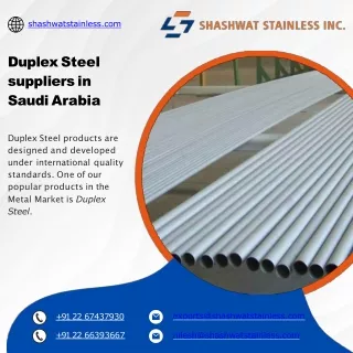Duplex Steel Suppliers in Saudi Arabia | Oman | Kuwait