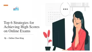 Top 6 Strategies for Achieving High Scores on Online Exams ​