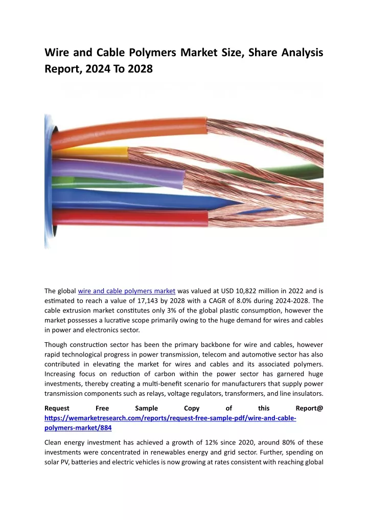 wire and cable polymers market size share