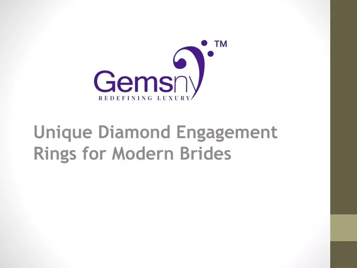 unique diamond engagement rings for modern brides