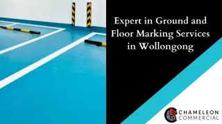 Expert in Ground and Floor Marking Services in Wollongong
