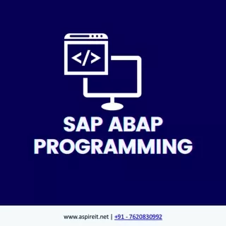 SAP ABAP Course in Bangalore - Aspire Techsoft Academy