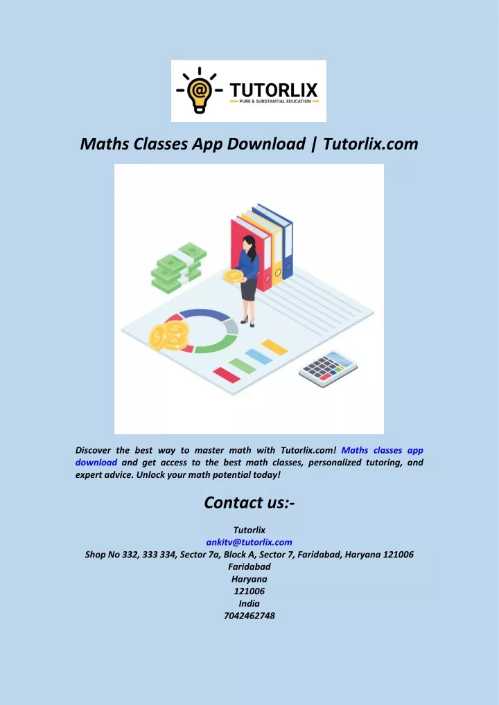 maths classes app download tutorlix com