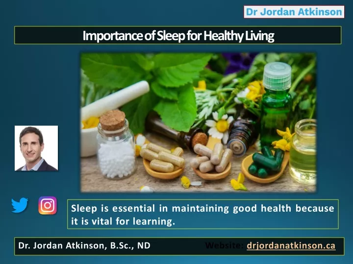 importance of sleep for healthy living