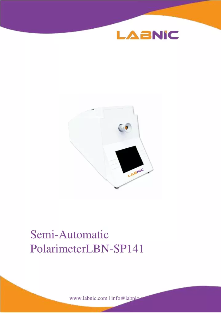 semi automatic polarimeterlbn sp141