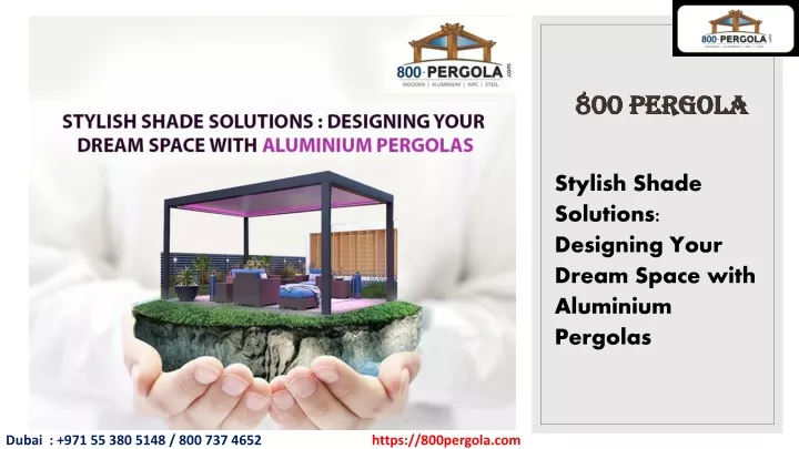 800 pergola