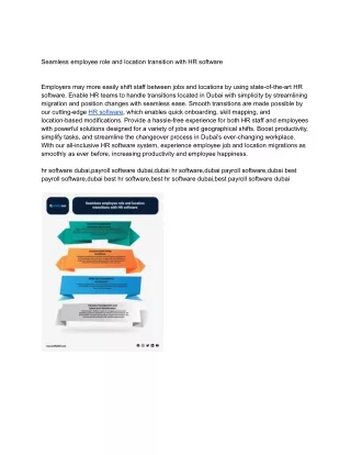 seamless employee role and location transition