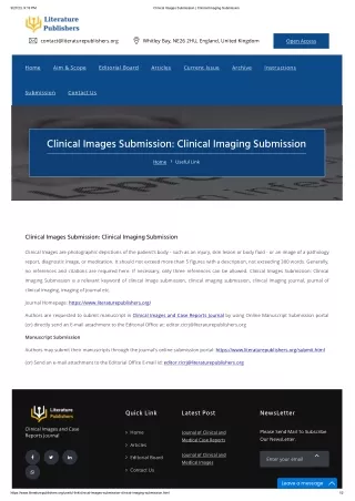 Clinical Images Submission