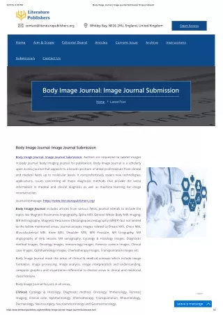 Body Image Journal