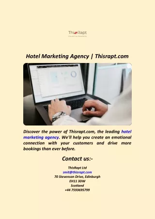 Hotel Marketing Agency  Thisrapt.com