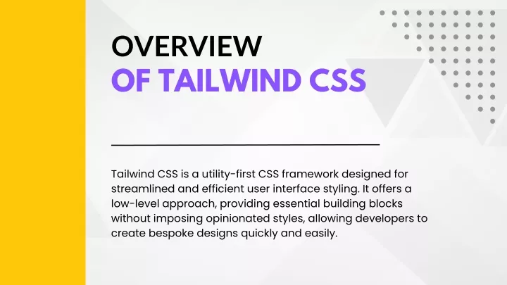 overview of tailwind css