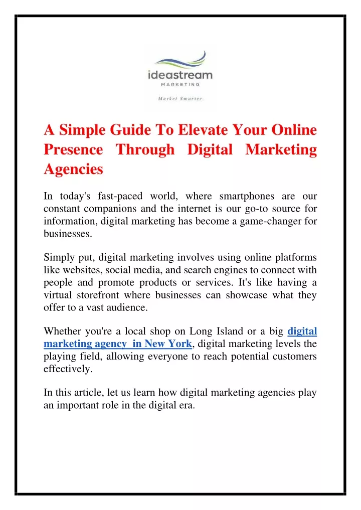 a simple guide to elevate your online presence