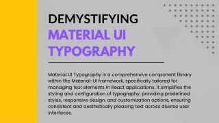Make Beautiful Design With Material-UI Typography Tutorial And Ex._Updated