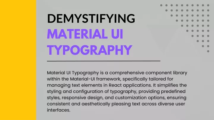 demystifying