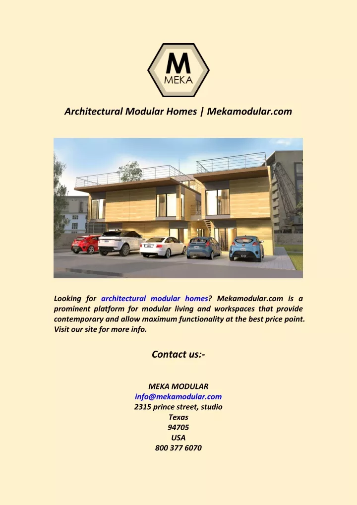architectural modular homes mekamodular com