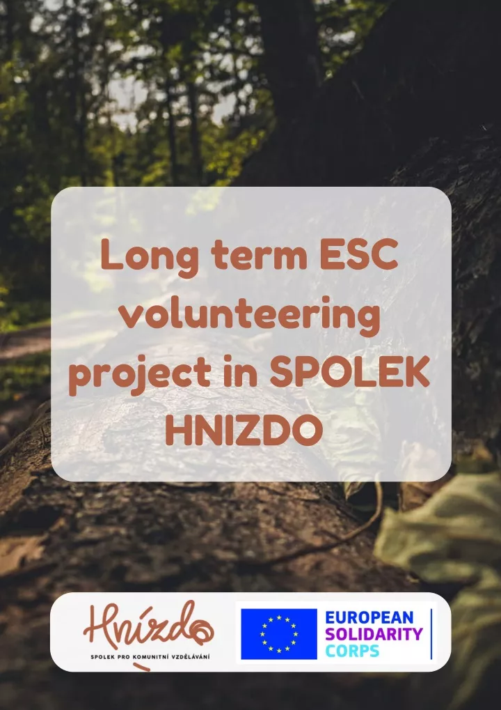 long term esc volunteering project in spolek