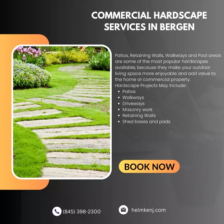 commercial hardscape services in bergen