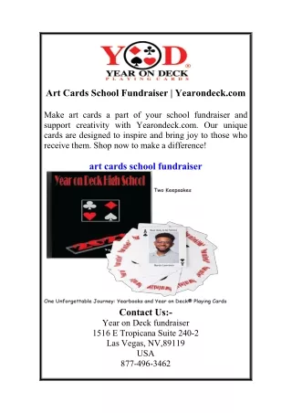 Art Cards School Fundraiser | Yearondeck.com