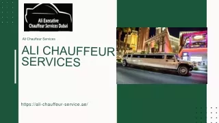 Hire a Driver in Dubai Professional Chauffeur Services