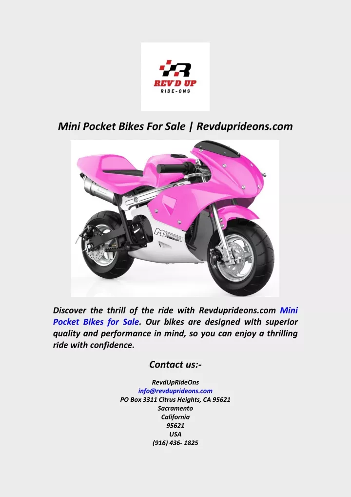 mini pocket bikes for sale revduprideons com