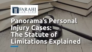 Panorama’s Personal Injury Cases The Statute of Limitations Explained
