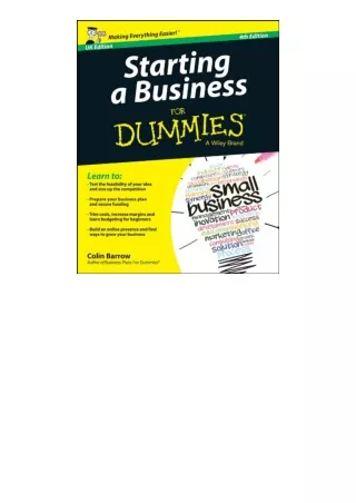 read ❤️ebook (✔️pdf✔️) Starting a Business For Dummies