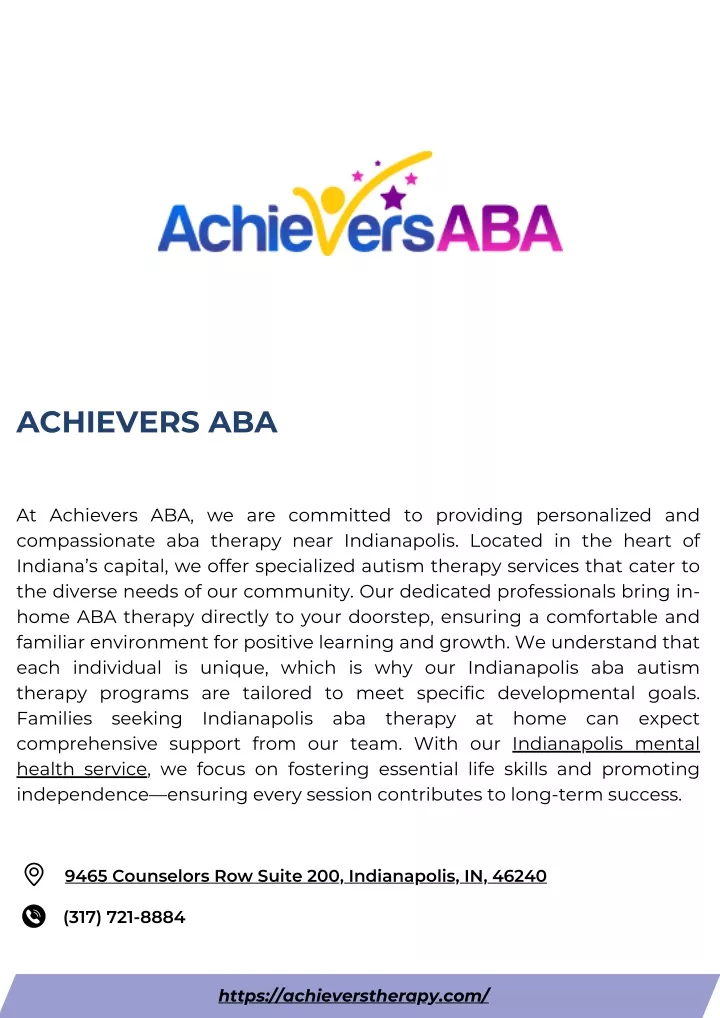 achievers aba