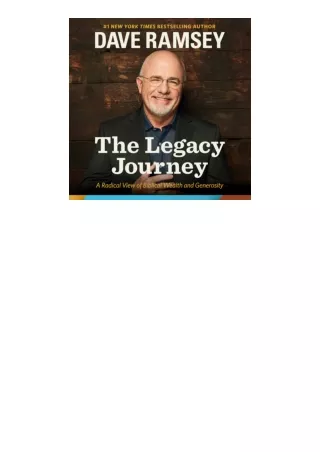 ❤️get (⚡️pdf⚡️) download The Legacy Journey A Radical View of Biblical Wealth an