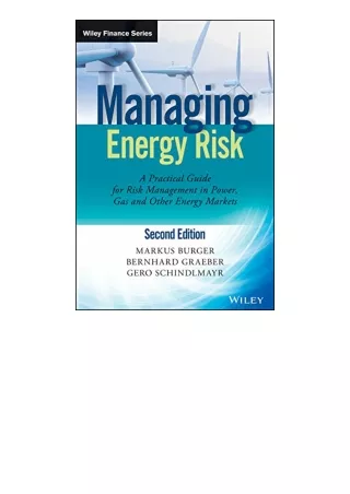 ❤️get (⚡️pdf⚡️) download Managing Energy Risk An Integrated View on Power and Ot