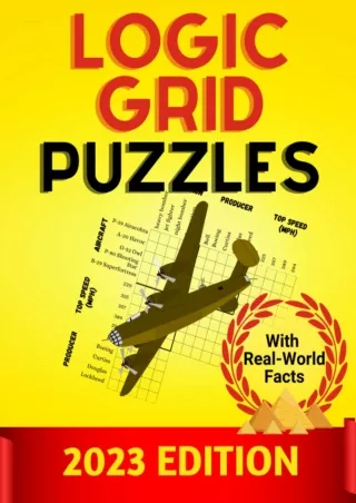 Ebook❤️(Download )⚡️ Logic Grid Puzzles: An Illustrated Collection (Logic Puzzle Books for