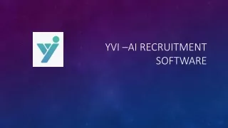 YVI –AI BASED RECRUITMENT TOOL | HR SOFTWARE | APPLICANT TRACKING SOFTWARE