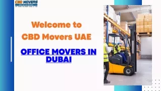 Our Priority: Expert Office Movers in Dubai