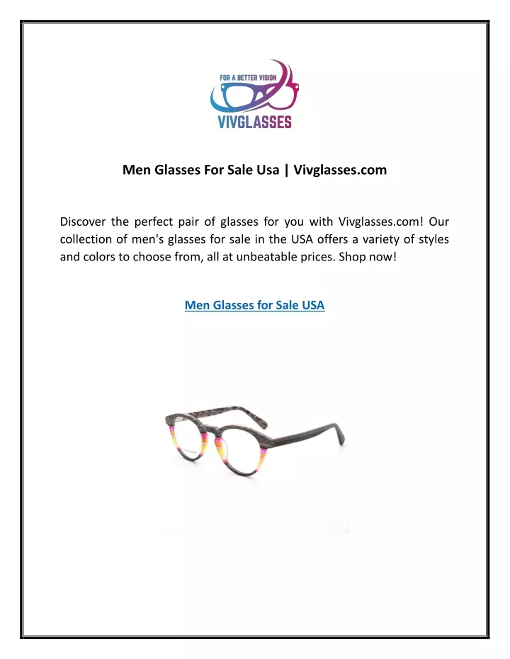 men glasses for sale usa vivglasses com