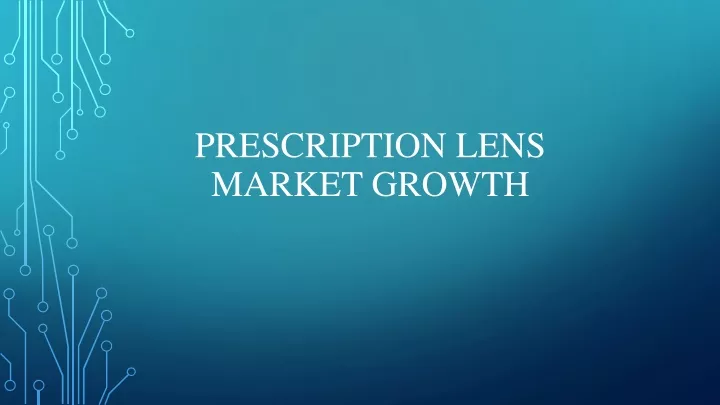 prescription lens market growth