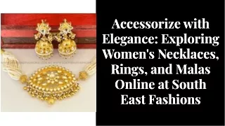 women's necklaces,rings and malas online - South East Fashions