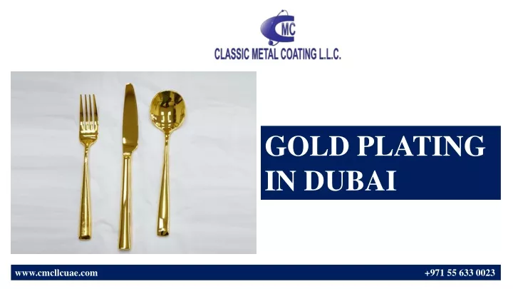 gold plating in dubai