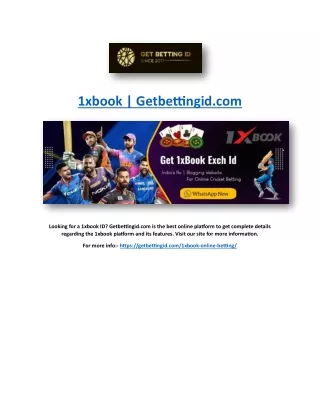 1xbook getbettingid com