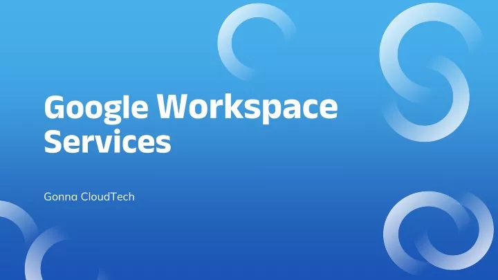 google workspace services