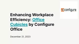 Enhancing Workplace Efficiency_ Office Cubicles by Configure Office