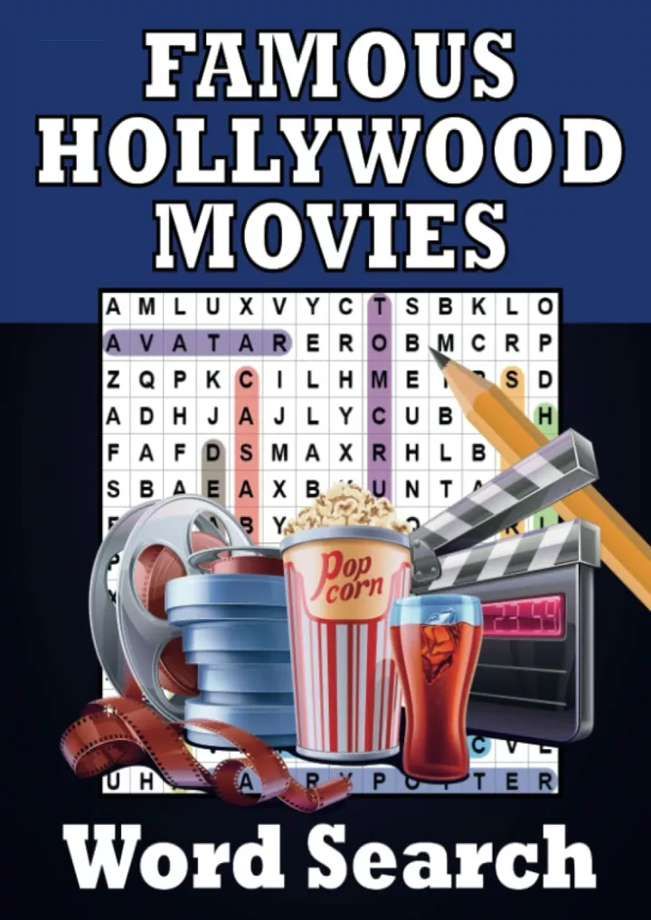 famous hollywood movies word search blockbuster