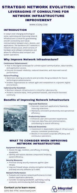 Strategic Network Evolution: Leveraging IT Consulting for Network Infrastructure