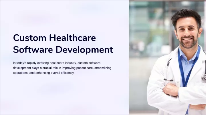 custom healthcare software development