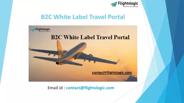 b2c white label travel portal