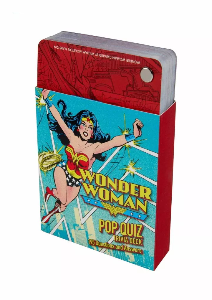 dc comics wonder woman pop quiz trivia deck