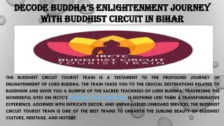 Decode Buddha’s enlightenment journey with Buddhist circuit in Bihar