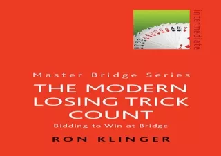 [PDF]❤️DOWNLOAD⚡️ Modern Losing Trick Count (Master Bridge Series)